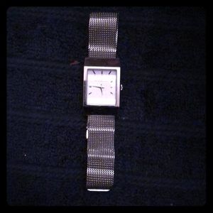 Authentic Burberry Silver Women's watch